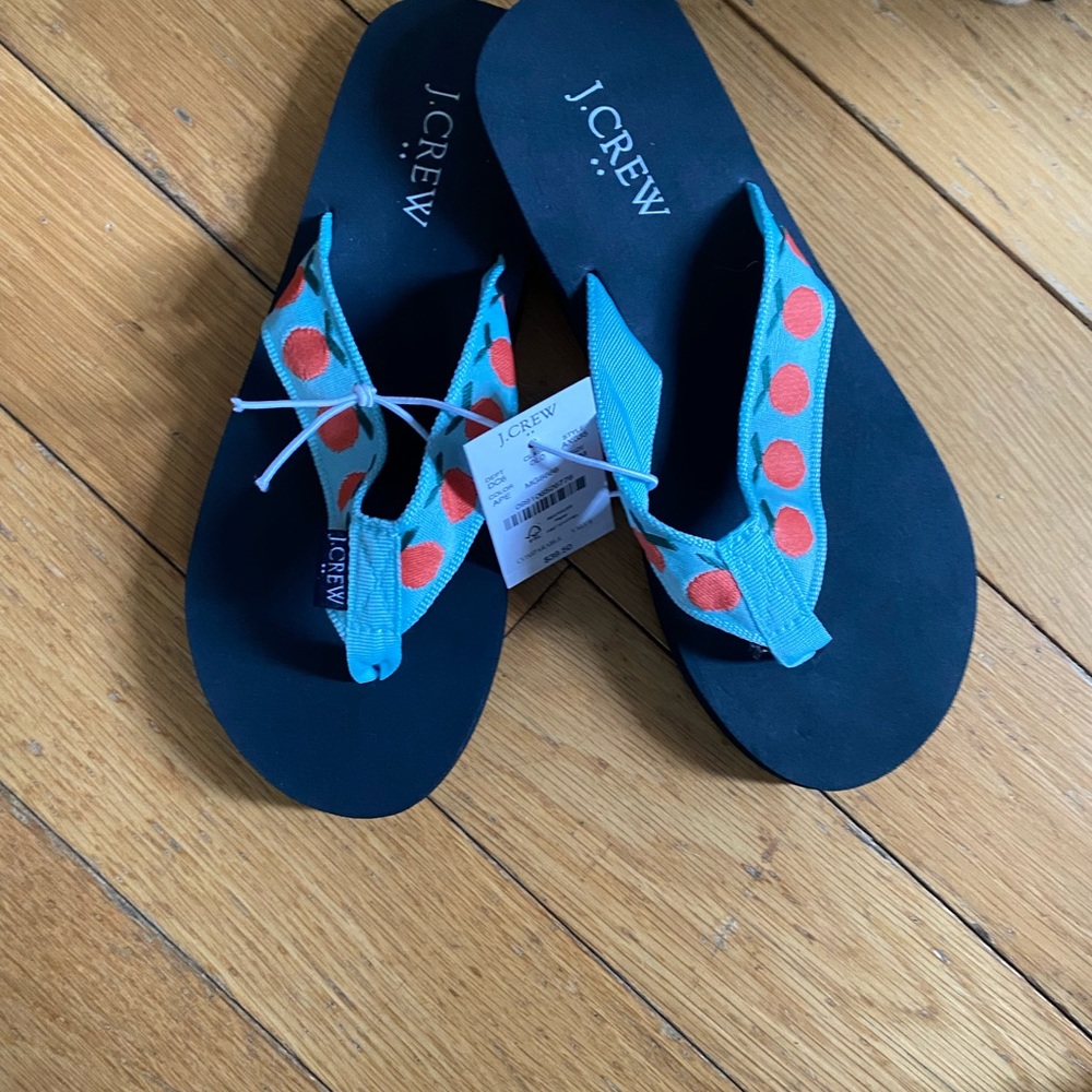 J. Crew Women’s Peach Flip Flops